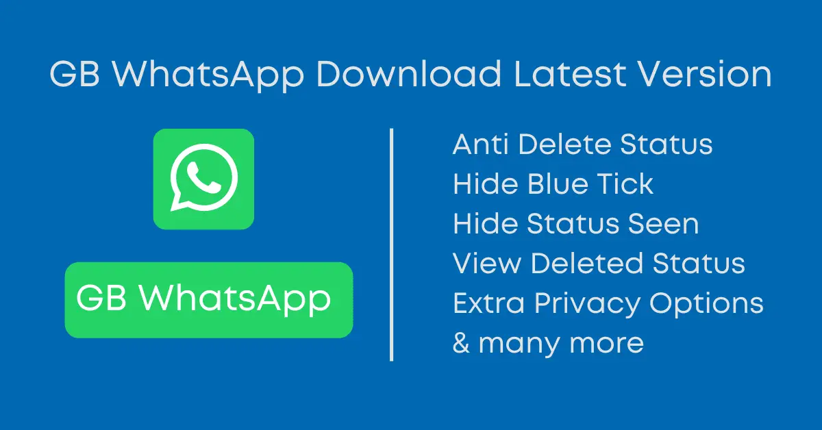 GB WhatsApp Download Latest Version