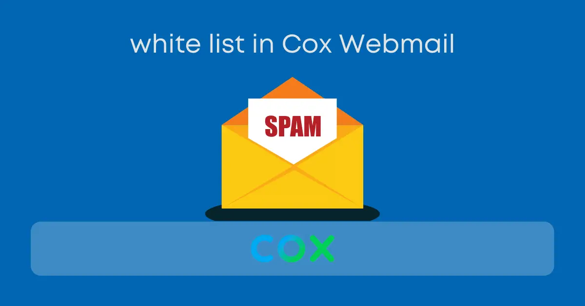 white list in CoxWebmail