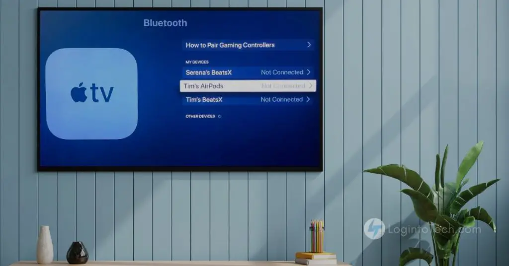 Connect AirPods to Apple TV bluetooth